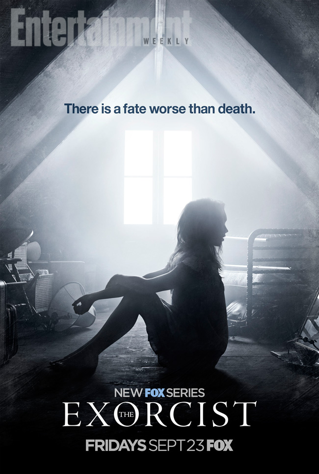 Phiên bản truyền hình của phim kinh dị The Exorcist tung poster mới gây ám ảnh - Ảnh 1.