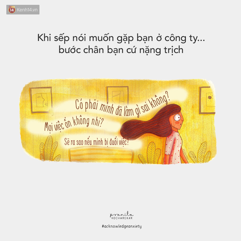 Bộ tranh: Hãy học cách chung sống với những lo âu thường trực - Ảnh 10. Bộ tranh: Hãy học cách chung sống với những lo âu thường trực - Ảnh 10.