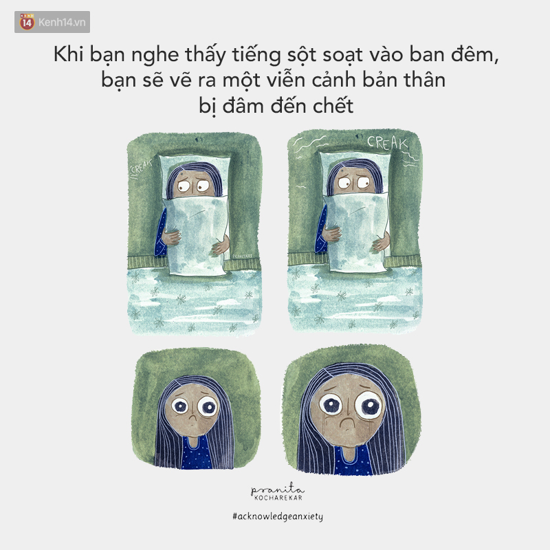Bộ tranh: Hãy học cách chung sống với những lo âu thường trực - Ảnh 11. Bộ tranh: Hãy học cách chung sống với những lo âu thường trực - Ảnh 11.