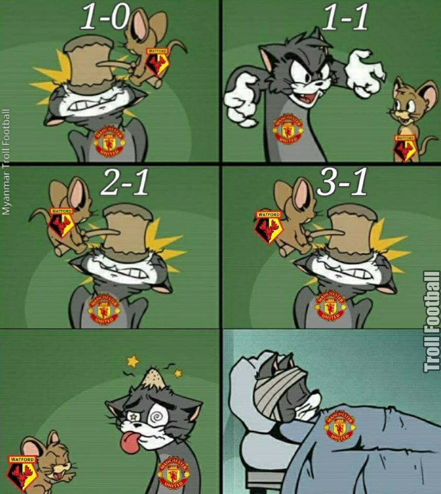 Tâm điểm: MU thua Watford khiến cư dân mạng chế ảnh Mourhinho 1 Tâm điểm: MU thua Watford khiến cư dân mạng chế ảnh Mourhinho 1