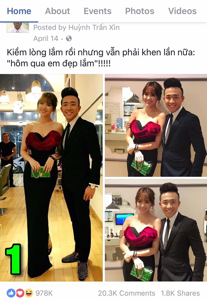 8 khoảnh khắc tình tứ của Trấn Thành và Hari được like nhiều nhất từ khi hẹn hò đến nay - Ảnh 1. 8 khoảnh khắc tình tứ của Trấn Thành và Hari được like nhiều nhất từ khi hẹn hò đến nay - Ảnh 1.