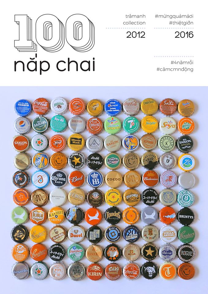 Bộ sưu tập 100 nắp chai và câu chuyện cực dễ thương của cô bạn Việt được ví như Nobita phiên bản nữ - Ảnh 2. Bộ sưu tập 100 nắp chai và câu chuyện cực dễ thương của cô bạn Việt được ví như Nobita phiên bản nữ - Ảnh 2.