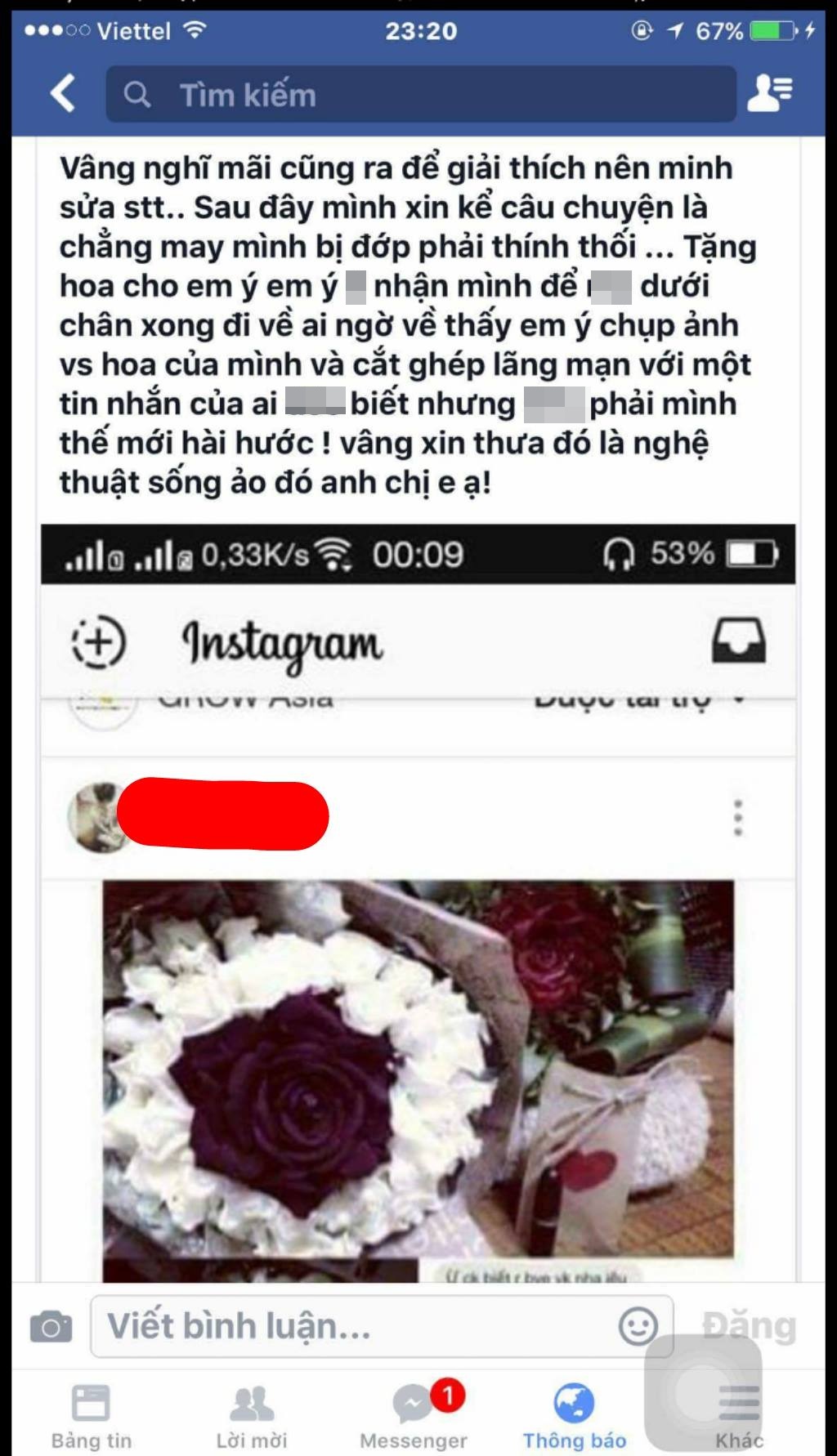 Tặng thì chảnh, nhưng chờ chàng trai về cô gái lại... nhặt hoa lên mạng sống ảo với người khác - Ảnh 1. Tặng thì chảnh, nhưng chờ chàng trai về cô gái lại... nhặt hoa lên mạng sống ảo với người khác - Ảnh 1.