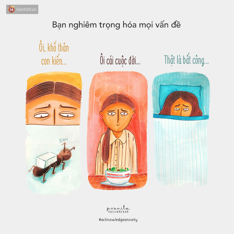 Bộ tranh: Hãy học cách chung sống với những lo âu thường trực - Ảnh 15. Bộ tranh: Hãy học cách chung sống với những lo âu thường trực - Ảnh 15.