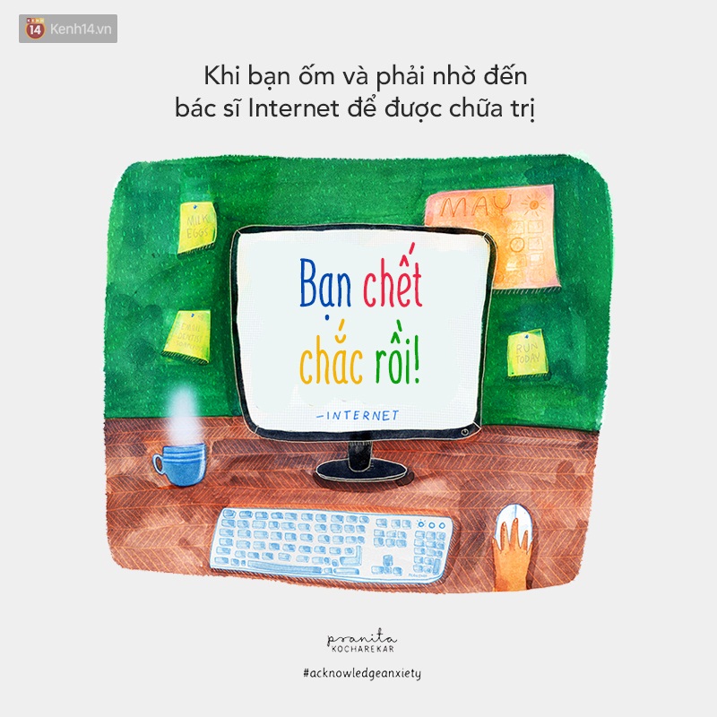 Bộ tranh: Hãy học cách chung sống với những lo âu thường trực - Ảnh 2. Bộ tranh: Hãy học cách chung sống với những lo âu thường trực - Ảnh 2.