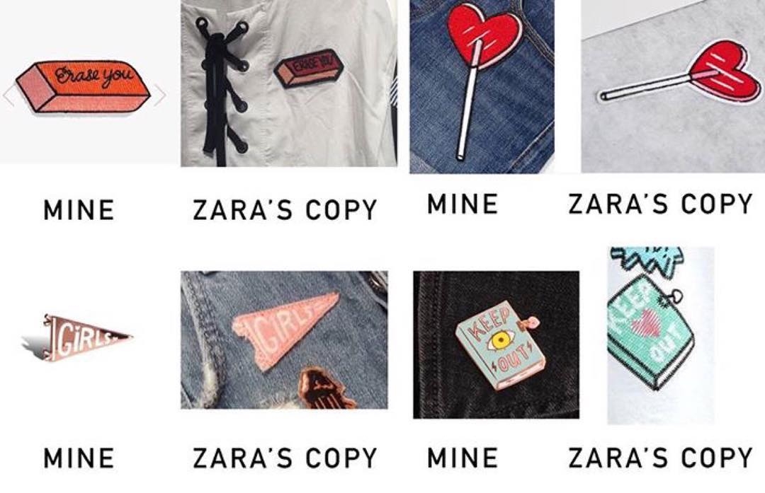Zara bị tố ăn cắp thiết kế của một chuyên viên đồ họa - Ảnh 2. Zara bị tố ăn cắp thiết kế của một chuyên viên đồ họa - Ảnh 2.