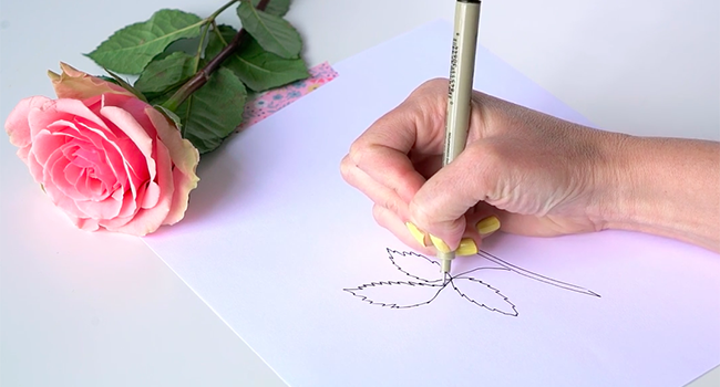 Học vẽ 3 kiểu hoa dễ như đùa mà vẫn đẹp - Ảnh 12.