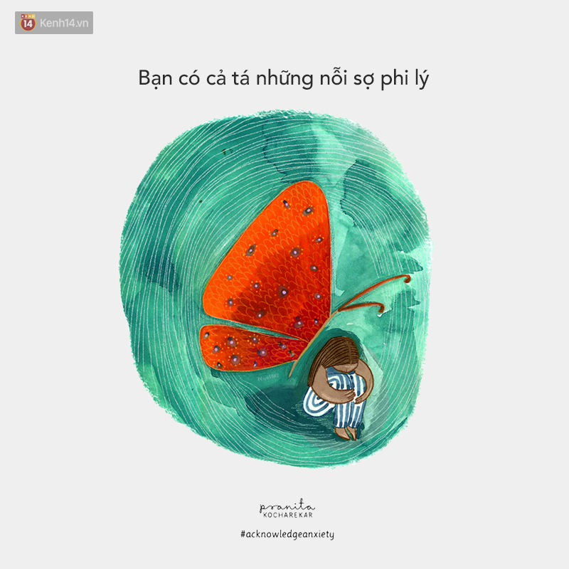 Bộ tranh: Hãy học cách chung sống với những lo âu thường trực - Ảnh 4. Bộ tranh: Hãy học cách chung sống với những lo âu thường trực - Ảnh 4.
