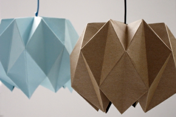 Tỉ mẩn gấp giấy origami làm đèn treo đẹp như quán café - Ảnh 9.
