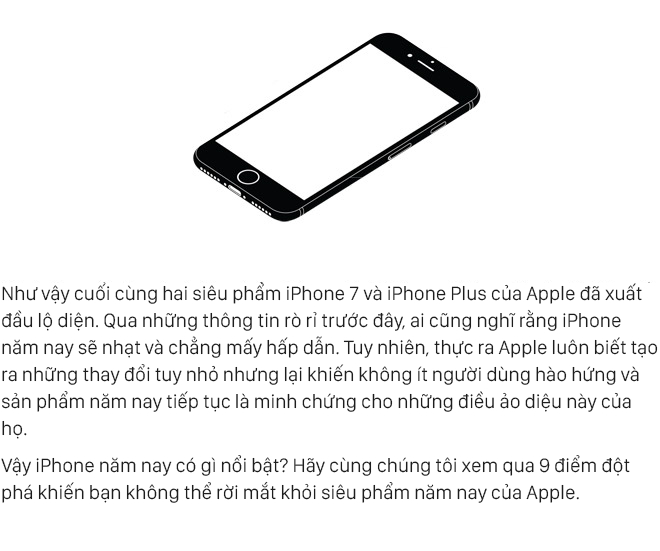 10 điểm đột phá trên iPhone 7 và iPhone 7 Plus khiến bạn không mua không được - Ảnh 1.