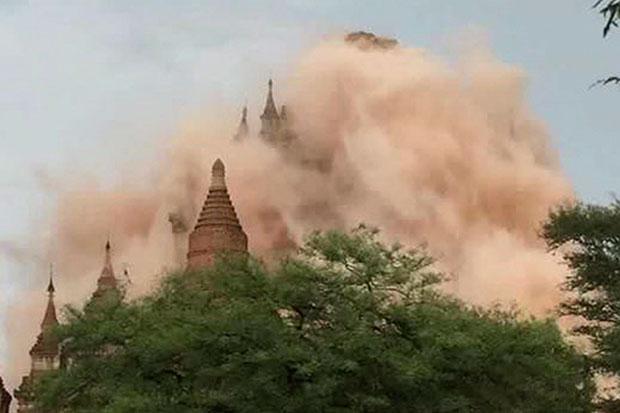 Myanmar: Hàng loạt điểm đến mơ ước của dân mê du lịch đã bị động đất phá hủy - Ảnh 2. Myanmar: Hàng loạt điểm đến mơ ước của dân mê du lịch đã bị động đất phá hủy - Ảnh 2.
