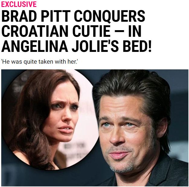Rộ tin Brad Pitt ngủ với người khác trên giường Angelina Jolie và đánh đập vợ - Ảnh 1.