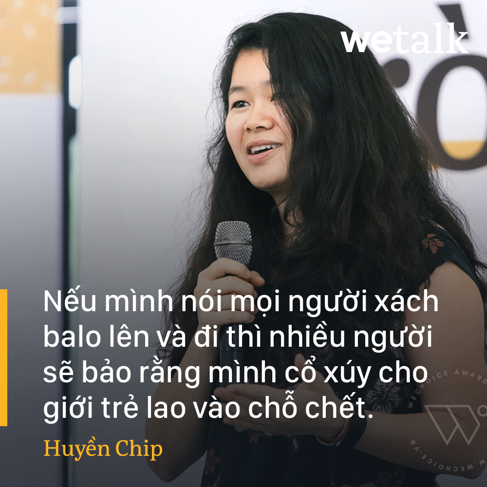 Huyền Chip: Nếu mình nói xách balo lên và đi, nhiều người sẽ bảo mình cổ xúy cho giới trẻ lao vào chỗ chết - Ảnh 2. Huyền Chip: Nếu mình nói xách balo lên và đi, nhiều người sẽ bảo mình cổ xúy cho giới trẻ lao vào chỗ chết - Ảnh 2.