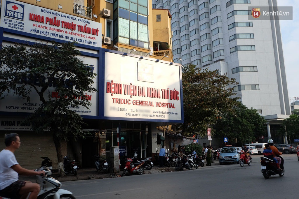 Hà Nội: Hai bệnh nhân tử vong sau khi gây mê tại bệnh viện Trí Đức - Ảnh 1. Hà Nội: Hai bệnh nhân tử vong sau khi gây mê tại bệnh viện Trí Đức - Ảnh 1.