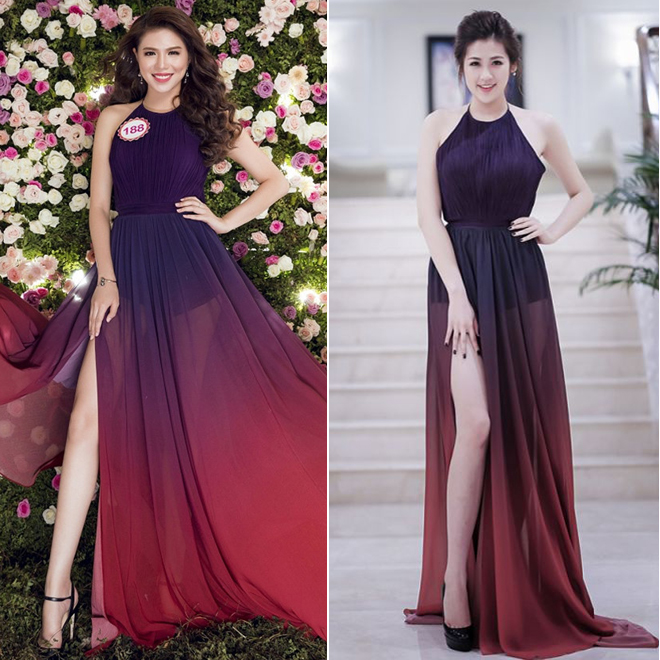 Khi các thí sinh Hoa hậu Việt Nam 2016 vô tình đụng hàng mỹ nhân Việt - Ảnh 4. Khi các thí sinh Hoa hậu Việt Nam 2016 vô tình đụng hàng mỹ nhân Việt - Ảnh 4.