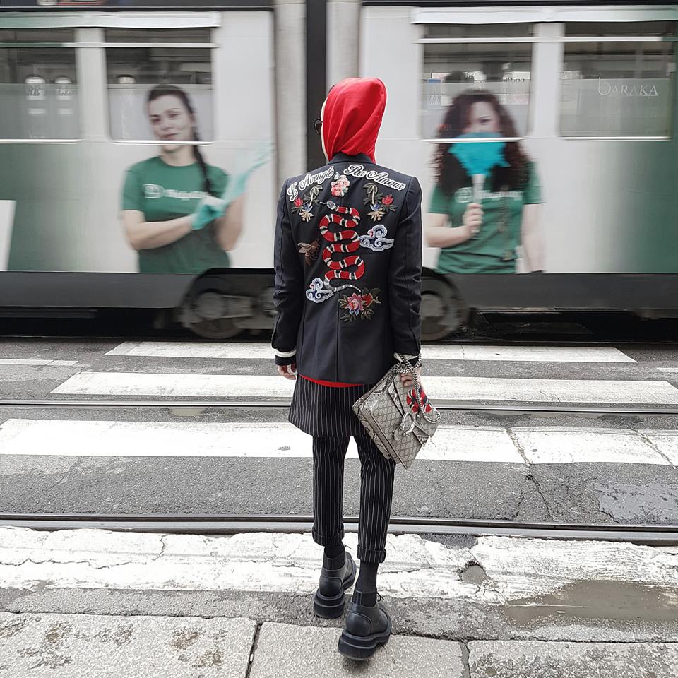 Kelbin Lei phủ đầy hàng hiệu, thẳng tiến dự show tại Milan Fashion Week - Ảnh 1. Kelbin Lei phủ đầy hàng hiệu, thẳng tiến dự show tại Milan Fashion Week - Ảnh 1.