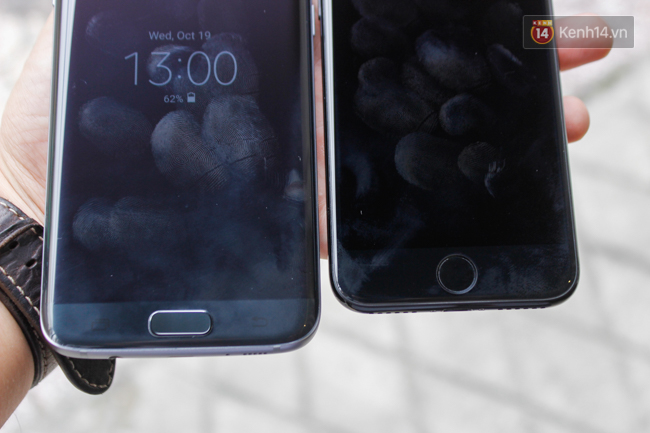 iPhone 7 có màu đen bóng, Galaxy S7 edge mới cũng có, hãy thử đọ dáng xem ai đẹp hơn - Ảnh 15.