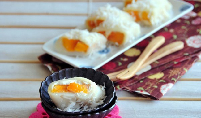 Mới lạ công thức mochi cuộn nhân xoài phủ dừa - Ảnh 13.