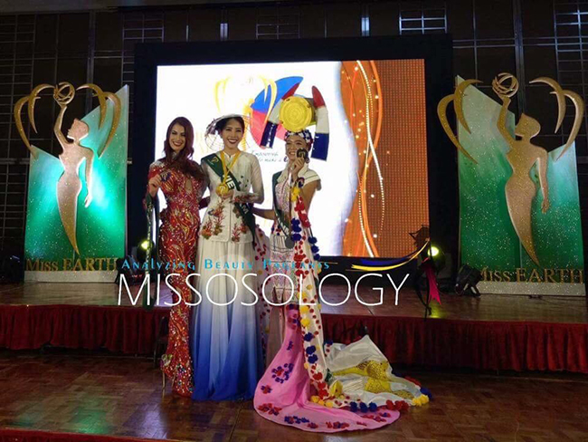 Sau hai lần về nhì, Nam Em vươn lên giành một huy chương vàng tại Miss Earth 2016 - Ảnh 1.