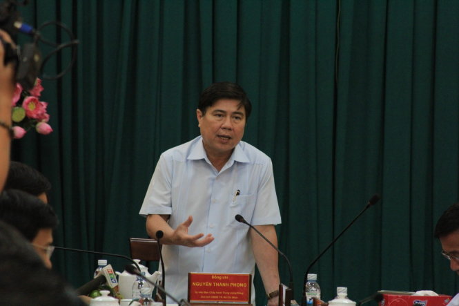 Chủ tịch Nguyễn Thành Phong: Quản lý thoát nước của TP.HCM đang có vấn đề - Ảnh 1. Chủ tịch Nguyễn Thành Phong: Quản lý thoát nước của TP.HCM đang có vấn đề - Ảnh 1.