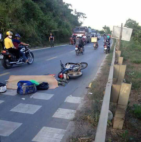 Xe tải cán chết phượt thủ, dốc Cun ùn tắc nghiêm trọng - Ảnh 1. Xe tải cán chết phượt thủ, dốc Cun ùn tắc nghiêm trọng - Ảnh 1.