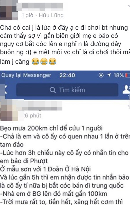 9X bị lừa vượt 200 km giữa mưa bão đón cô gái mới quen - Ảnh 3. 9X bị lừa vượt 200 km giữa mưa bão đón cô gái mới quen - Ảnh 3.