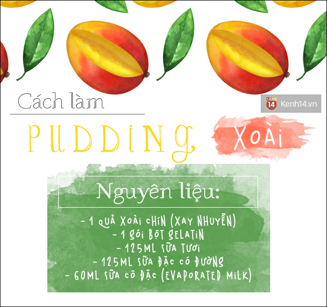 Ngày nóng, ăn ngay pudding xoài mịn mượt mát lạnh - Ảnh 1.