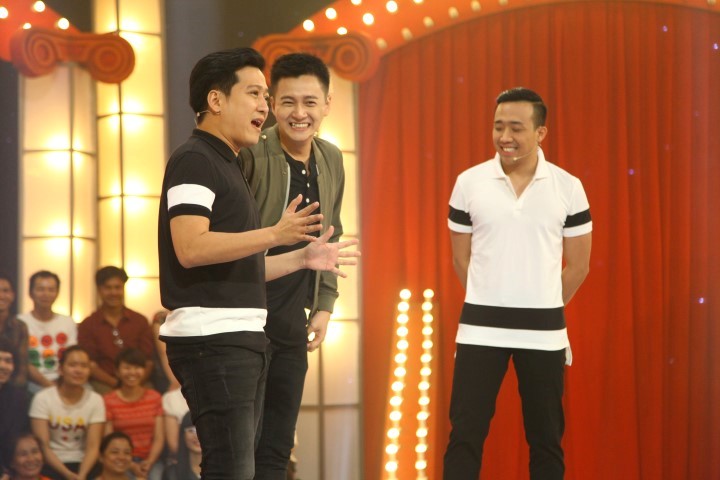 Trấn Thành bối rối khi tài xế riêng và bạn thân đi thi Thách thức danh hài - Ảnh 1. Trấn Thành bối rối khi tài xế riêng và bạn thân đi thi Thách thức danh hài - Ảnh 1.