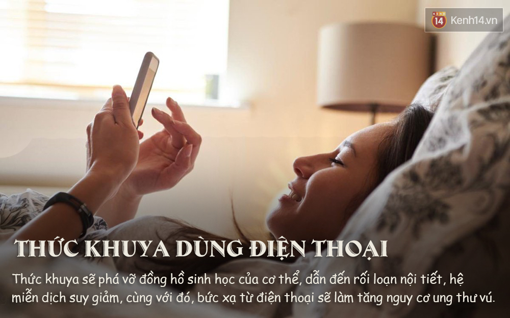 6 thói quen không ngờ gây ung thư ở con gái - Ảnh 1. 6 thói quen không ngờ gây ung thư ở con gái - Ảnh 1.