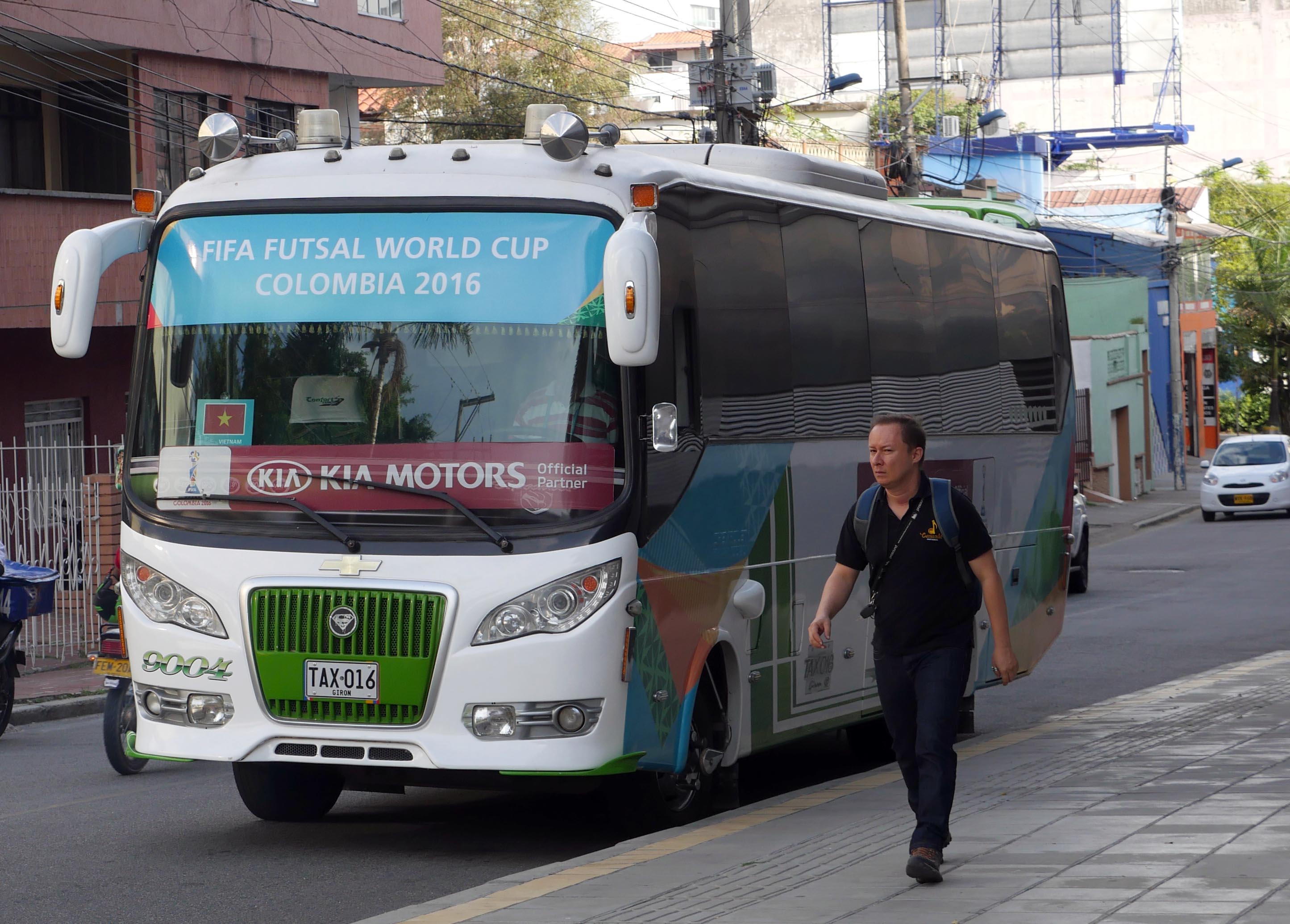 Chờ gặp Nga, tuyển futsal Việt Nam đi shopping ở Colombia - Ảnh 1. Chờ gặp Nga, tuyển futsal Việt Nam đi shopping ở Colombia - Ảnh 1.