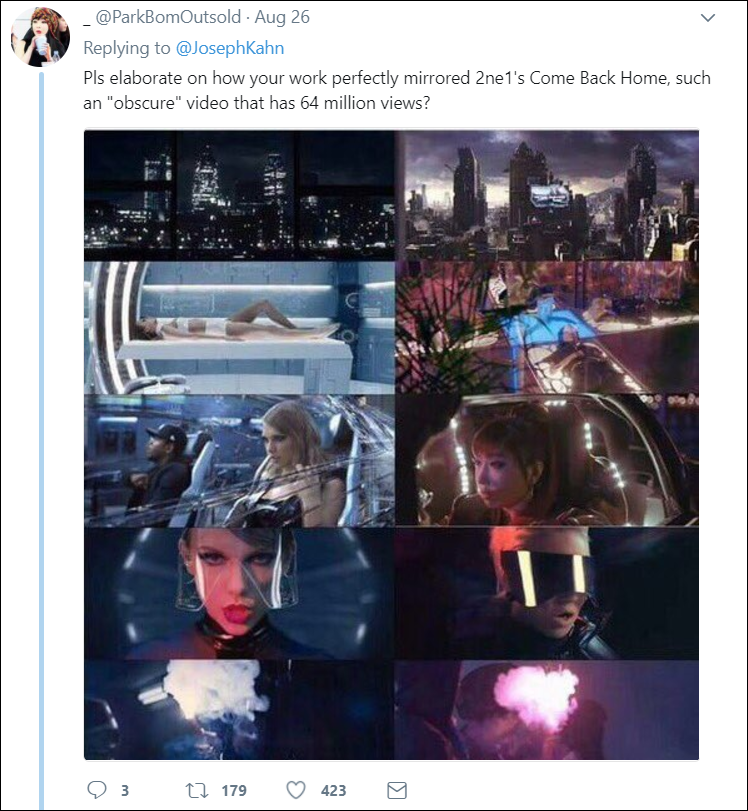 Đạo diễn MV của Taylor Swift đá đểu 2NE1 sau khi bị tố đạo Beyoncé? - Ảnh 2. Đạo diễn MV của Taylor Swift đá đểu 2NE1 sau khi bị tố đạo Beyoncé? - Ảnh 2.