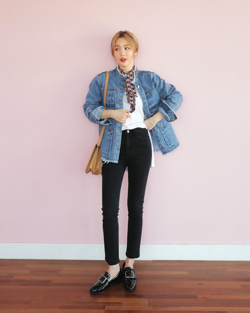 Trời ấm dần lên rồi, chuẩn bị lôi denim jacket ra diện thôi các cô nàng - Ảnh 3. Trời ấm dần lên rồi, chuẩn bị lôi denim jacket ra diện thôi các cô nàng - Ảnh 3.