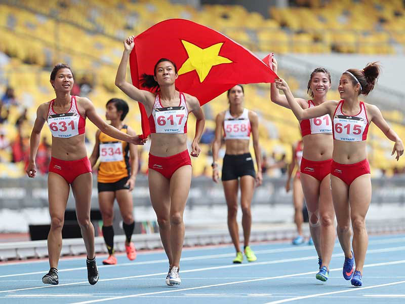 SEA Games 29: Khi những nữ siêu anh hùng giương cao lá cờ tổ quốc - Ảnh 3. SEA Games 29: Khi những nữ siêu anh hùng giương cao lá cờ tổ quốc - Ảnh 3.