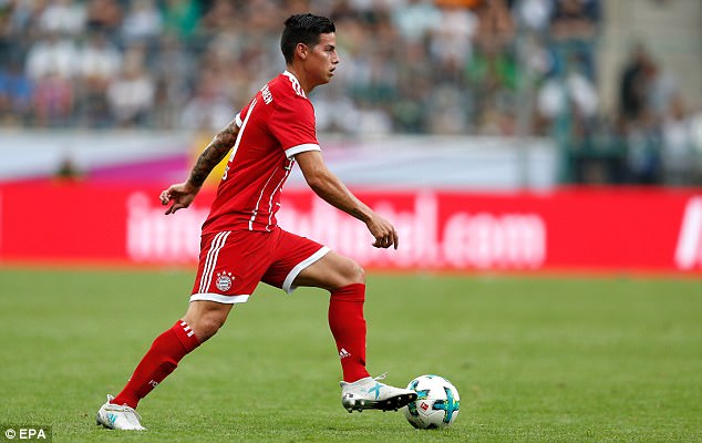 Tân binh James Rodriguez giúp Bayern bảo vệ thành công Telekom Cup - Ảnh 9. Tân binh James Rodriguez giúp Bayern bảo vệ thành công Telekom Cup - Ảnh 9.
