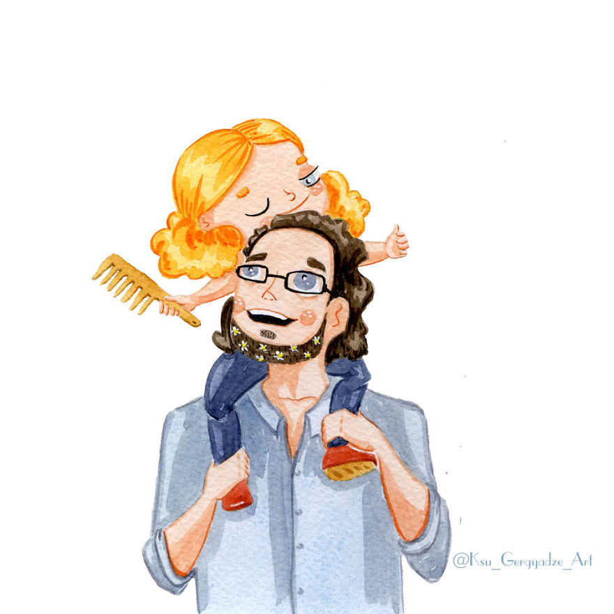 Bộ tranh: V&igrave; con g&aacute;i nhỏ, mẹ sẽ l&agrave;m tất cả - Ảnh 15.