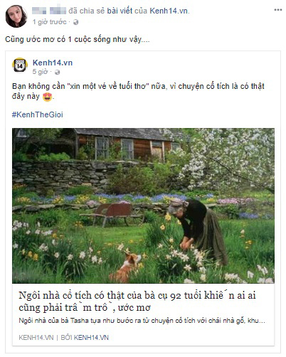 Cư dân mạng ao ước được một lần sống trong căn nhà như trong truyện cổ tích của bà cụ 92 tuổi - Ảnh 9. Cư dân mạng ao ước được một lần sống trong căn nhà như trong truyện cổ tích của bà cụ 92 tuổi - Ảnh 9.