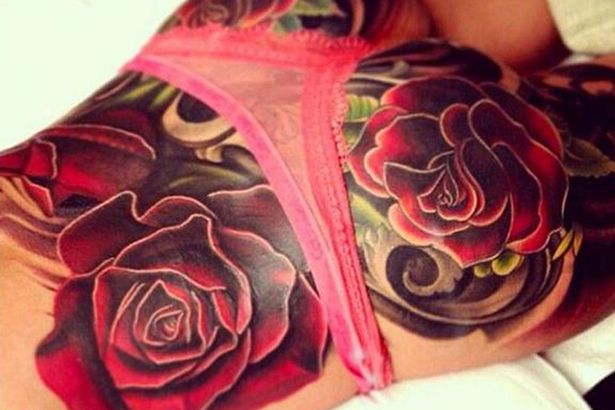 cheryls-large-tattoo-of-roses-on-her-bac