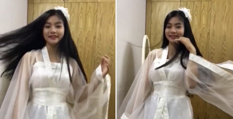 Hot girl áo dài nổi tiếng một thời và 20s đẹp xuất thần khi đóng Hằng Nga - Ảnh 2. Hot girl áo dài nổi tiếng một thời và 20s đẹp xuất thần khi đóng Hằng Nga - Ảnh 2.