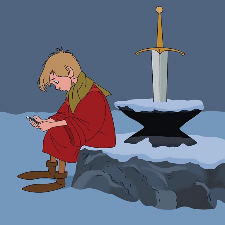 Bộ tranh khi các nhân vật Disney sống trong thế giới hiện đại - Ảnh 19. Bộ tranh khi các nhân vật Disney sống trong thế giới hiện đại - Ảnh 19.