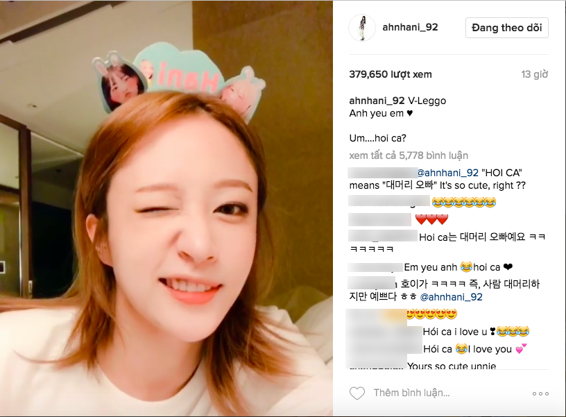 Hani (EXID) bất ngờ lên Instagram hỏi về biệt danh Hói ca fan Việt gọi mình sau concert - Ảnh 1. Hani (EXID) bất ngờ lên Instagram hỏi về biệt danh Hói ca fan Việt gọi mình sau concert - Ảnh 1.