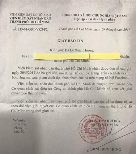 Luật sư Nguyễn Văn Quynh: Nếu xét theo đơn của nghệ sĩ Xuân Hương, Trang Trần có thể bị xử phạt 3 năm tù vì làm nhục người khác - Ảnh 2.