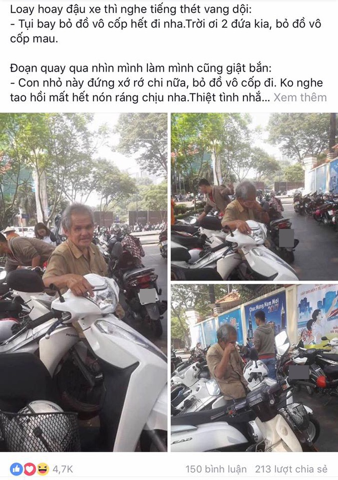 Bác giữ xe ở Sài Gòn chuyên “quát mắng” khách nhưng ai cũng thích được nghe - Ảnh 1. Bác giữ xe ở Sài Gòn chuyên “quát mắng” khách nhưng ai cũng thích được nghe - Ảnh 1.