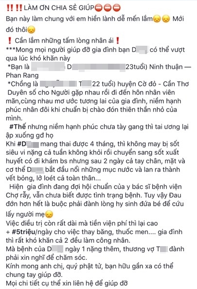 Sự thật chuyện người mẹ trẻ nhiễm siêu vi nặng, phải hi sinh đứa con trong bụng để bảo toàn mạng sống ở Sài Gòn - Ảnh 2. Sự thật chuyện người mẹ trẻ nhiễm siêu vi nặng, phải hi sinh đứa con trong bụng để bảo toàn mạng sống ở Sài Gòn - Ảnh 2.