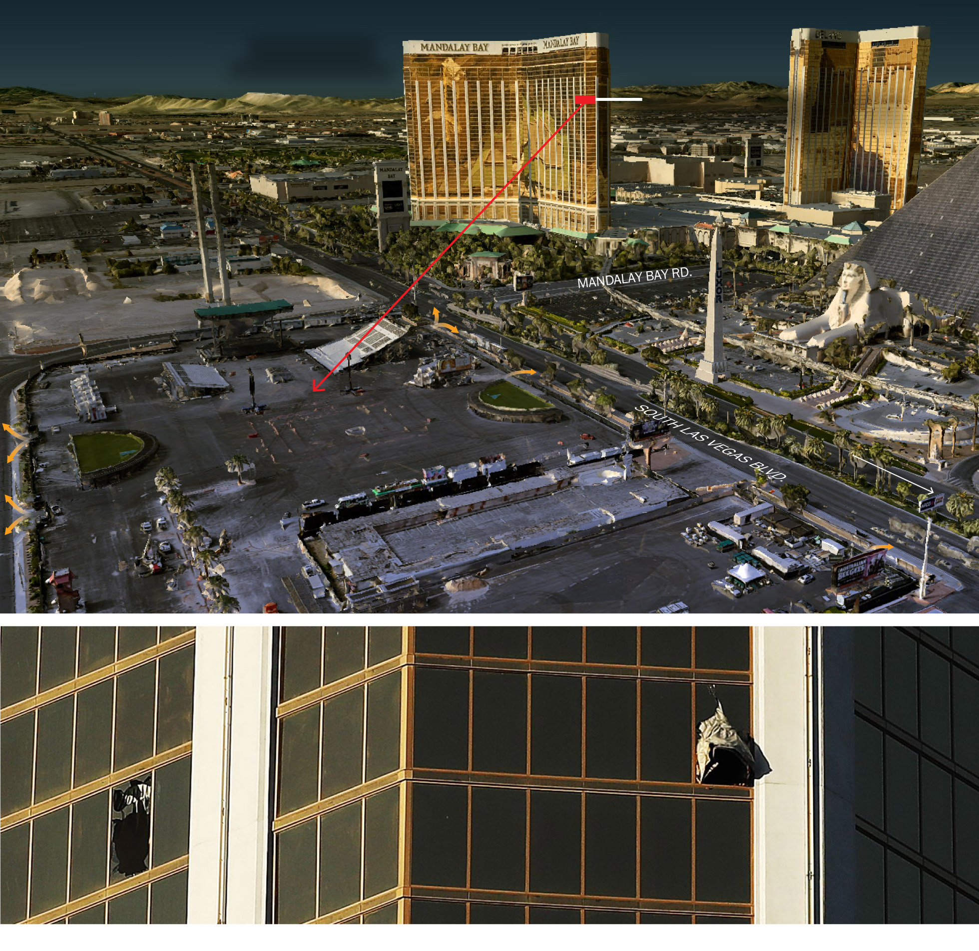 Phút kinh hoàng khi 22 nghìn người tháo chạy dưới làn mưa đạn xả vào đầu trong cuộc tấn công tại Las Vegas - Ảnh 6. Phút kinh hoàng khi 22 nghìn người tháo chạy dưới làn mưa đạn xả vào đầu trong cuộc tấn công tại Las Vegas - Ảnh 6.