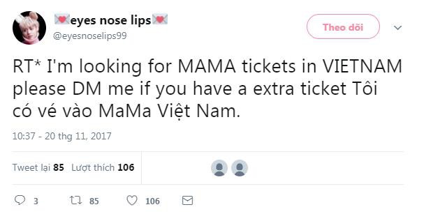 Fan Hàn đáng yêu hết nấc: Dùng tiếng Việt săn vé MAMA tại Việt Nam - Ảnh 4. Fan Hàn đáng yêu hết nấc: Dùng tiếng Việt săn vé MAMA tại Việt Nam - Ảnh 4.