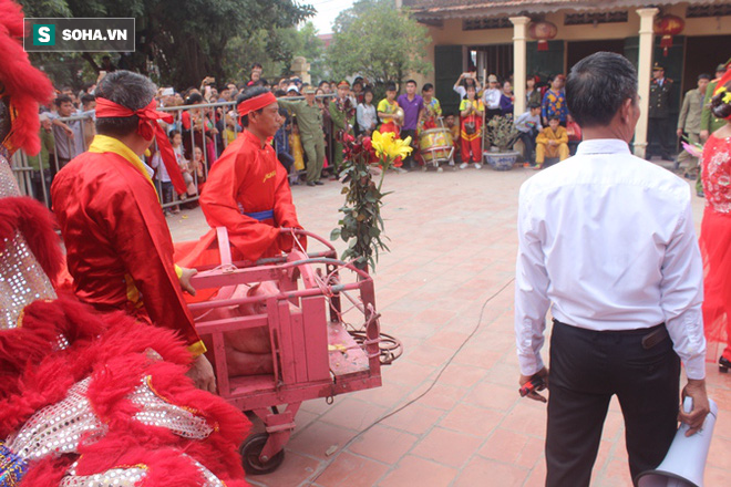 Hội chém lợn gây tranh cãi ở Bắc Ninh năm nay chỉ còn là cứa lợn - Ảnh 6. Hội chém lợn gây tranh cãi ở Bắc Ninh năm nay chỉ còn là cứa lợn - Ảnh 6.