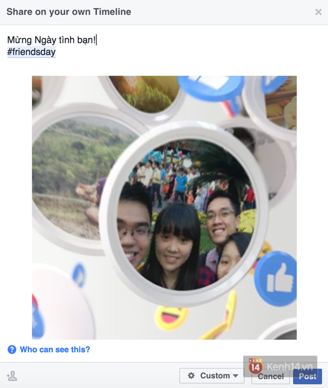 Facebook chào mừng sinh nhật 13 năm bằng video cực nhộn để bạn bè chia sẻ cùng nhau - Ảnh 8.