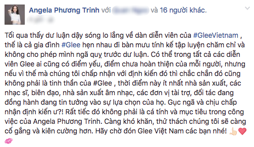 Giữa làn sóng dư luận bức xúc về Glee Việt Nam: Người im lặng, kẻ mạnh mẽ phản pháo - Ảnh 2.