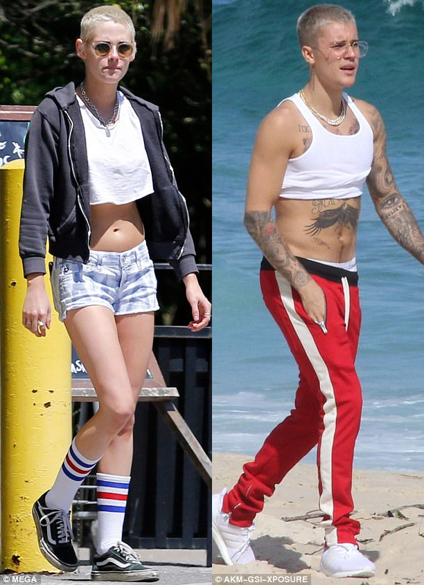 Nhìn ảnh này, ai cũng tưởng Kristen Stewart và Justin Bieber là chị em thất lạc mất! - Ảnh 6.