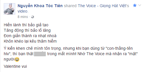 Tóc Tiên bức xúc, đáp trả lại gạch đá sau khi Giọng hát Việt lên sóng - Ảnh 5.